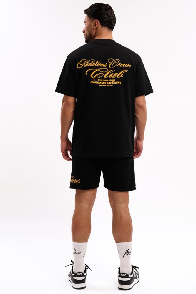 MEN OCEAN CLUB T SHIRT MM1 HS25 30 900 BLACK